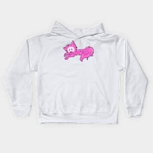 Slime pup (Laying) Kids Hoodie